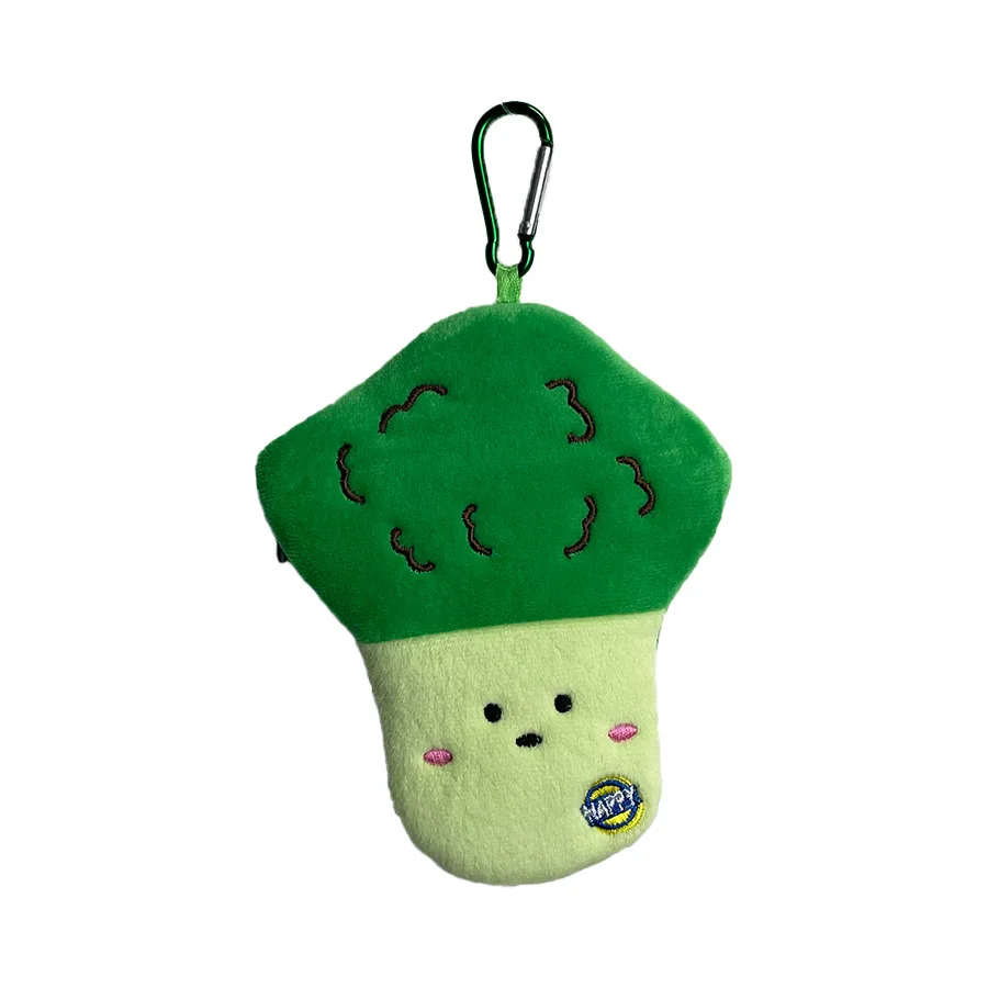 Carabiner Clip Pouch Fruit-Shaped Fruit Shaped Coin Purse Plush Coin Pouch Cute Cute Coin Bag For Small Item Storage Backpack