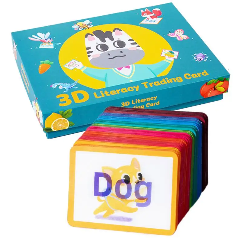 

Sight Word Cards 100PCS Educational Flash Cards With Pictures Word Games For Kids Ages 3-6 Montessori Toys For Word Recognition