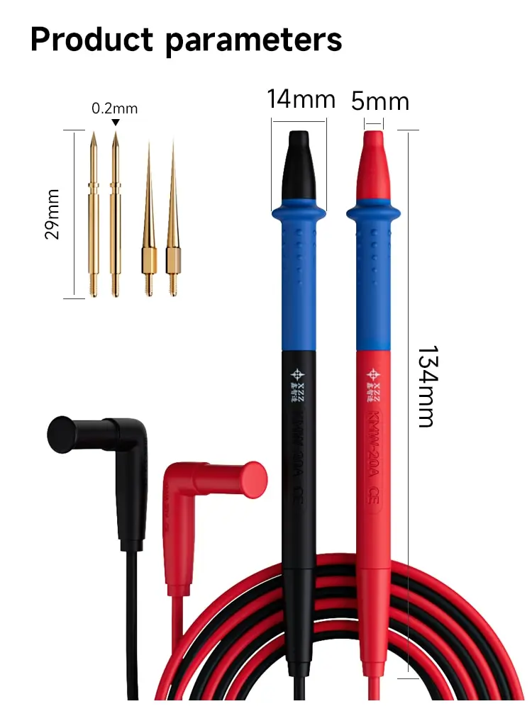 XZZ 20A Super Conducting Probe Multimeter Pen For Short Circuit/IC Mainboard Pin Accurate Measurement Current Voltage Test Tool