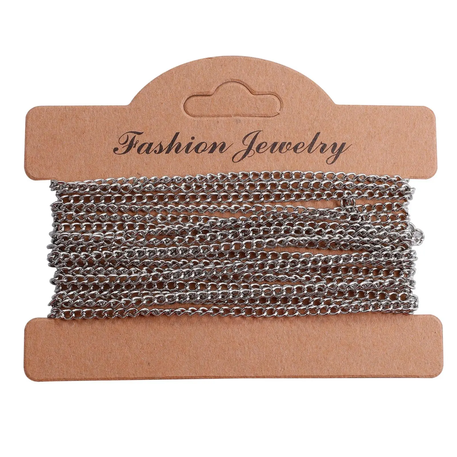 Twisted Link Chain DIY Jewelry Making Tools Handmade Crafts Curb Cable Chain