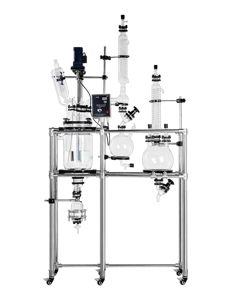 

Combined Double Glass Reactor Laboratory Sand Core Filtration Crystallization Distillation Electric 3L 5L 10L 20L 30L 50L 100L