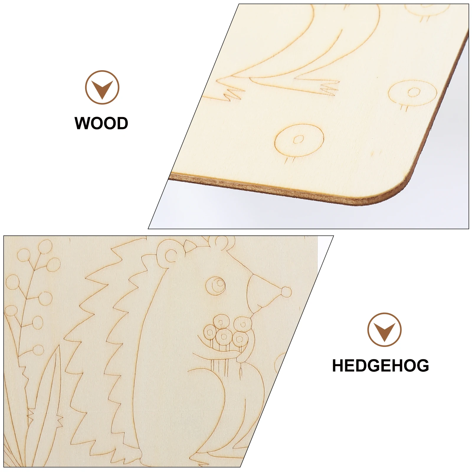 Planche à dessin en bois pour enfants, 4 pièces, bricolage, Graffiti couleur, jouet de peinture, Puzzle, voyage éducatif