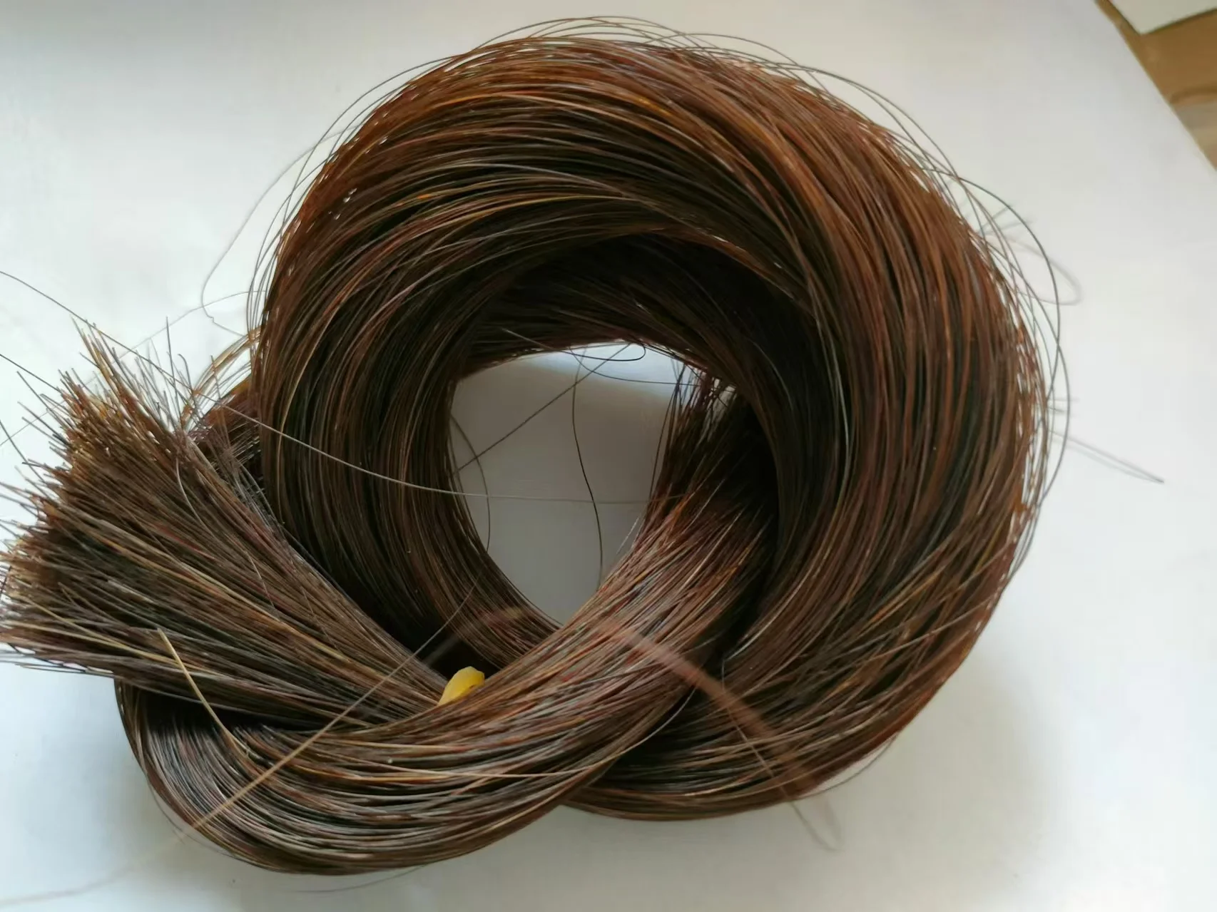 

50 Grams Chestnut Horse Tail Hair 99cm to 100cm Real Horse Hair