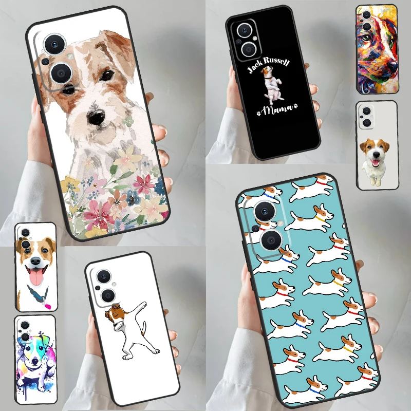 Jack Russell Terrier Case For OPPO Find X3 X2 Lite Neo X6 X5 Pro Reno 3 4 5 6 7 8 Lite 8T 2Z 5Z 4Z Phone Cover