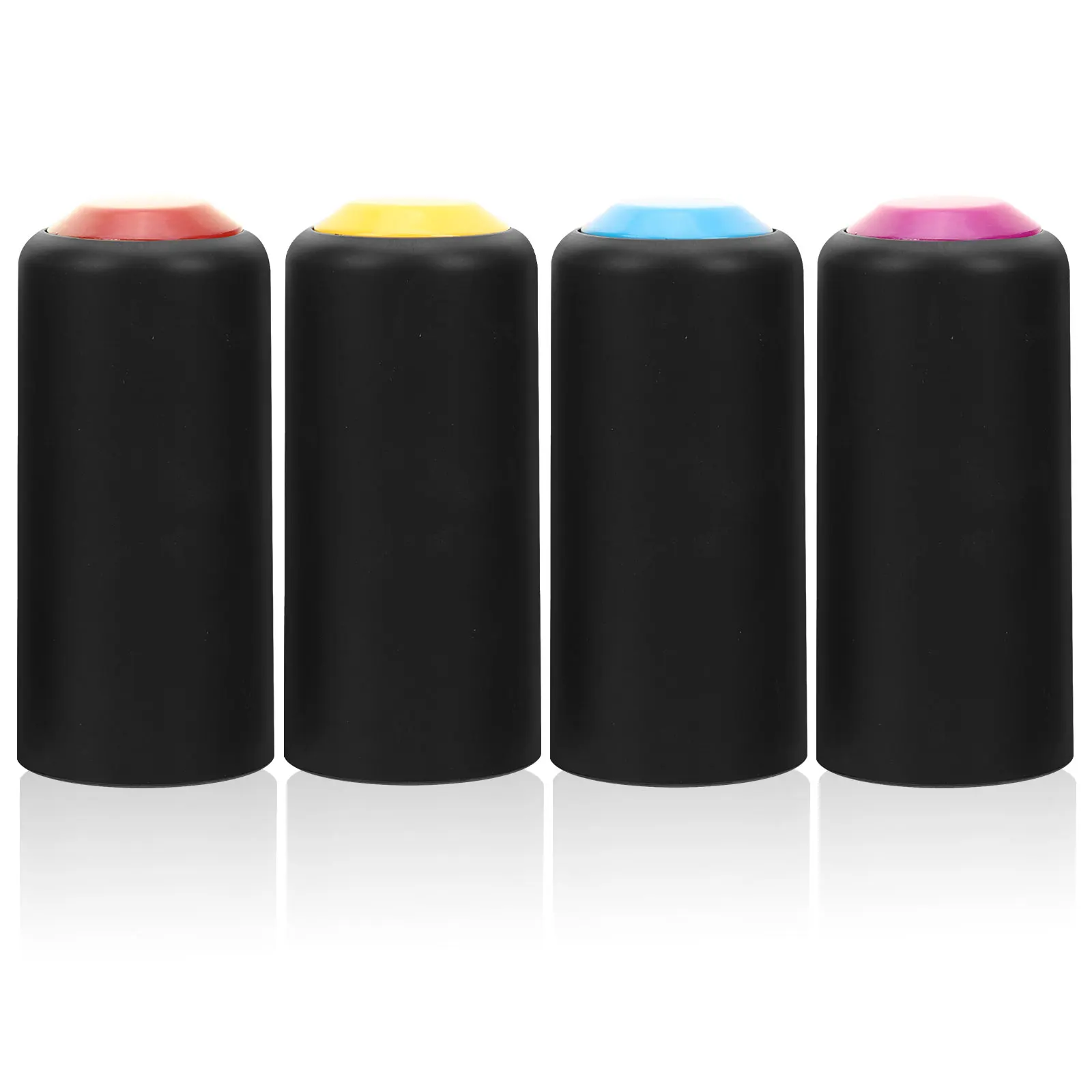 

4 Pcs Cordless Wireless Microphone Accessories Microphones Sure Plastic Cap Cover