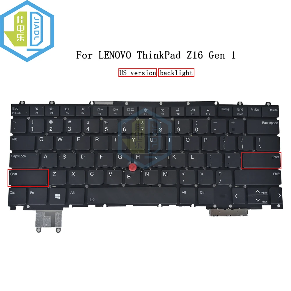 Russian RU US Keyboard Backlit For Lenovo ThinkPad Z16 Gen 1 21D4 21D5 Thai Turkey Swiss Laptop Trackpoint Keyboards SN21E18517