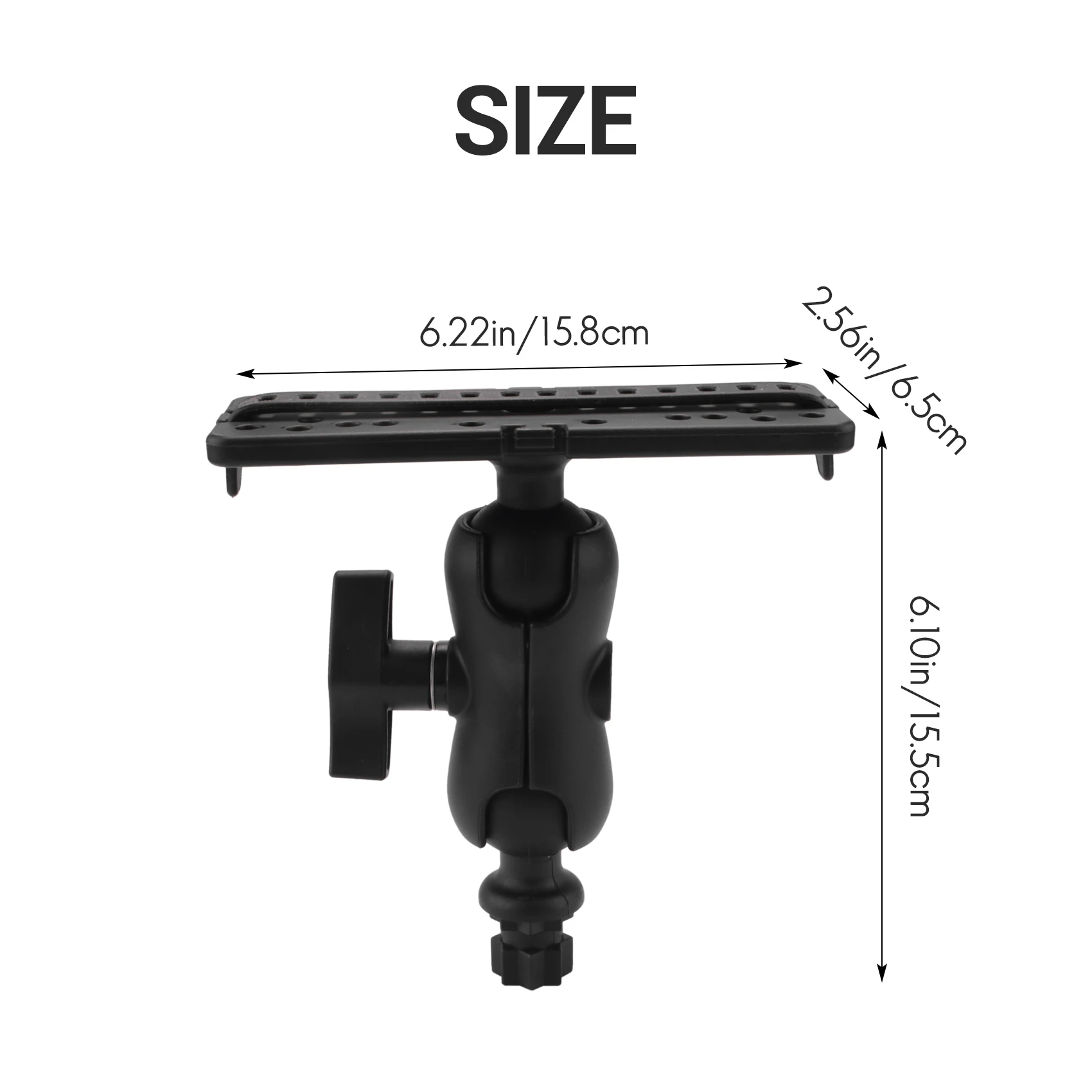 

Крепление A08P-Ball Mount с держателем для эхолота и универсальной монтажной пластиной, аксессуары для каяков, основание с внутренним шестигранником