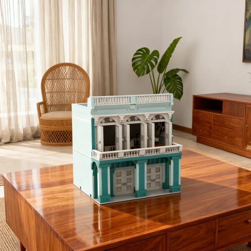 

3285pcs MOC Cuban Casino Salsa Club Modular Streetscape Model Building Blocks Creative DIY Gift Display Decor Assemble Premium