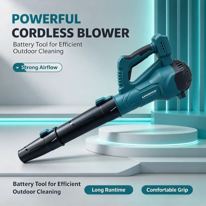 Tool Mini Cordless Leaf Blower for 18V Battery Vacuum150CFM Up to 120MPH 2-in-1 Handle Electric Blower Vacuum Cleaner