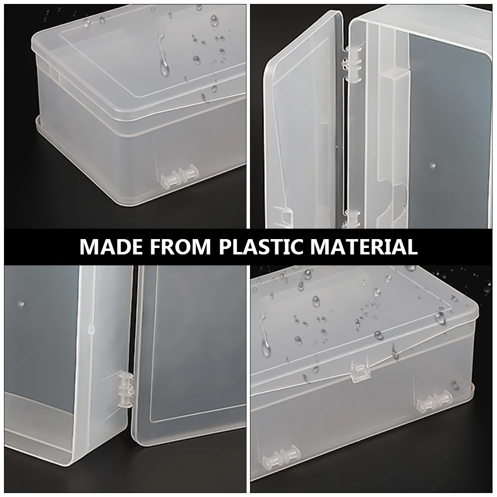 กล่องเก็บของแบบใสพร้อมตัวแบ่งชั้น กล่องสองชั้นสำหรับใส่เครื่องมือทำเล็บ ยาทาเล็บ เครื่องประดับ เครื่องสำอาง ใช้ในบ้านและสำนักงาน