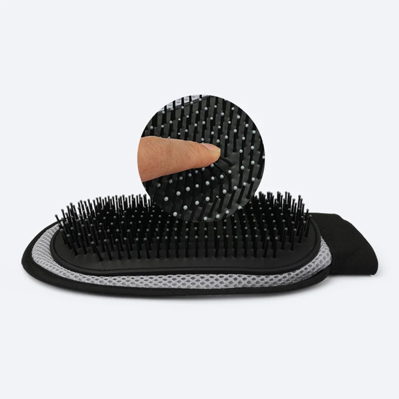 سميكة قابل للتعديل الكلب غسل قفازات تنفس لطيف حمام تدليك يخرز الحيوانات الأليفة إزالة الشعر قفاز الكلاب منتجات التنظيف #4