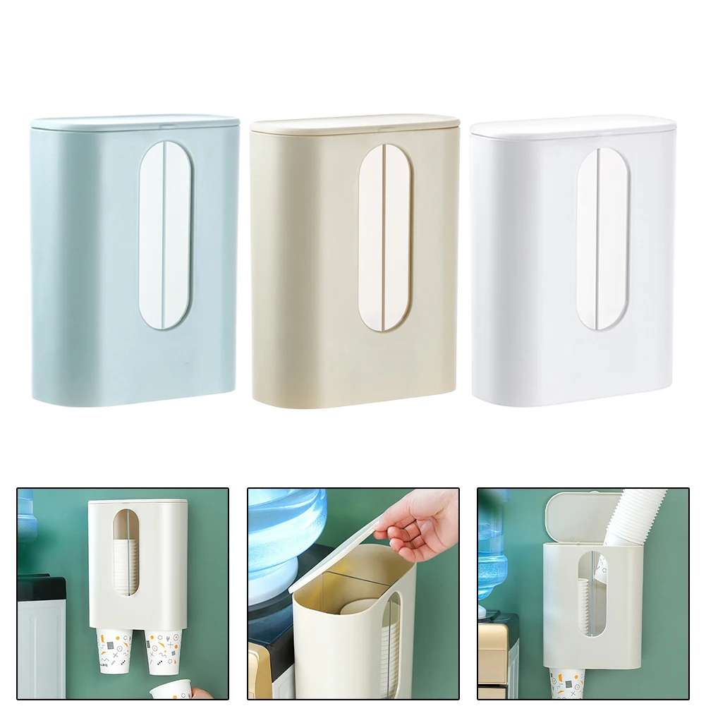 Papieren bekerdispenser ABS Accessoires Eenvoudige installatie Efficiënte dosering Huishoudelijke keuken Organisatierekken