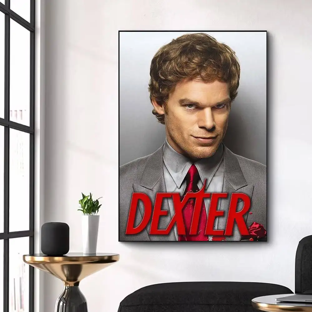 Movie Dexter Morgan Poster High Quality Dorm Living Room Aesthetic Wall Decoration Painting Stickers Gift