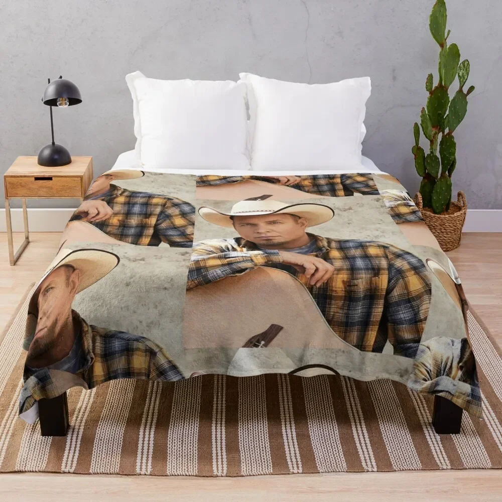 Garth Brooks stadium tour mur8 2019 kel Throw Blanket Warm Vintage Luxury Throw Blankets For Sofas Blankets