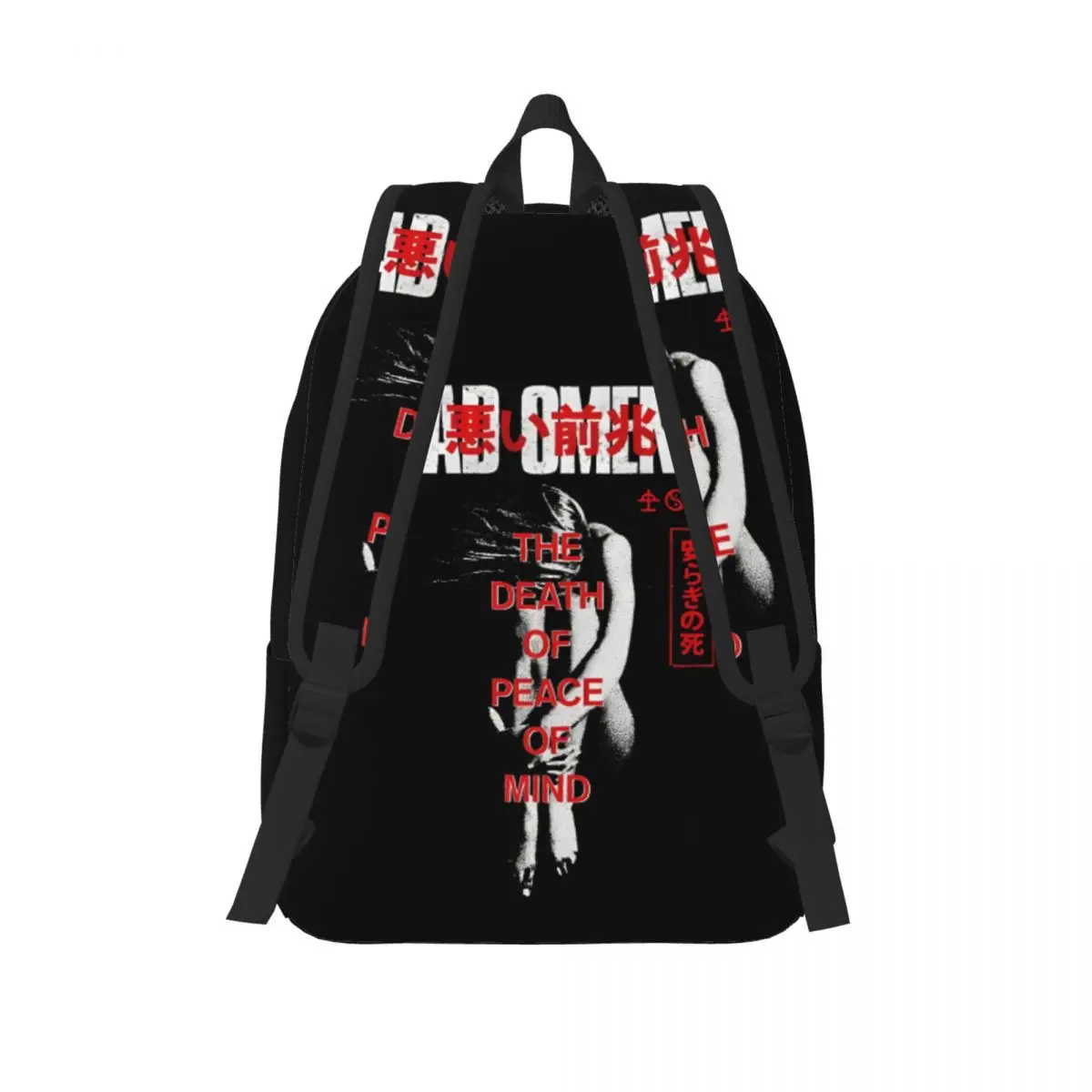 Bad Omens-mochila de Metal para hombre y mujer, bolso de hombro para estudiantes, senderismo, viaje, Universidad