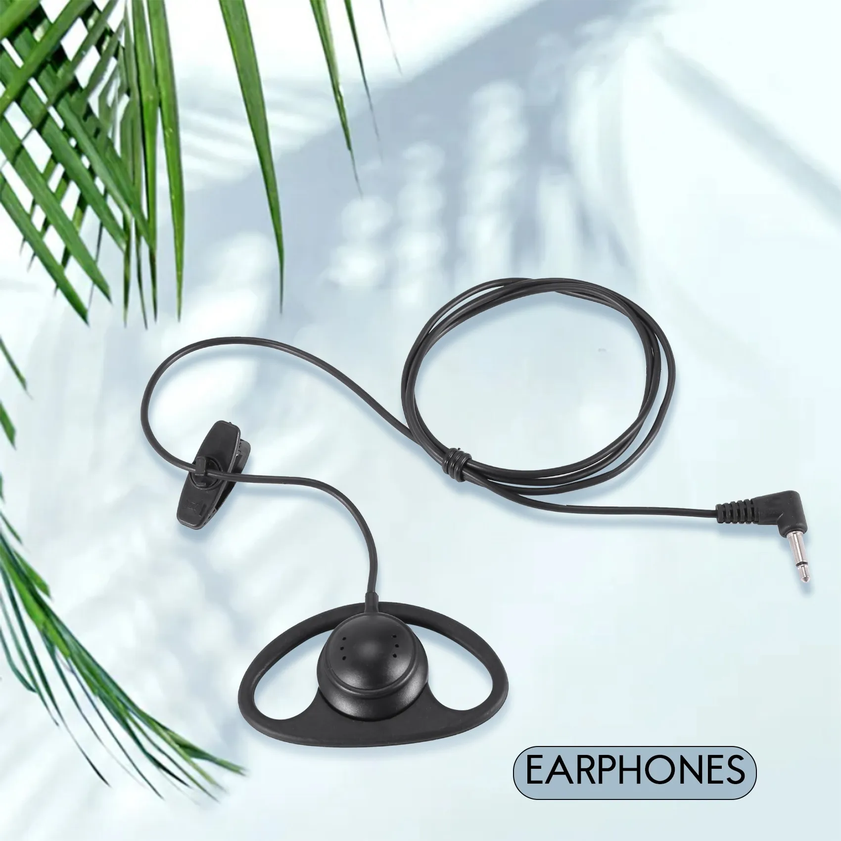 Mono Headphone Headset Earphone dual channel, Headphone Earphone dual channel 3.5mm jack untuk Laptop PC Skype VoIP ICQ