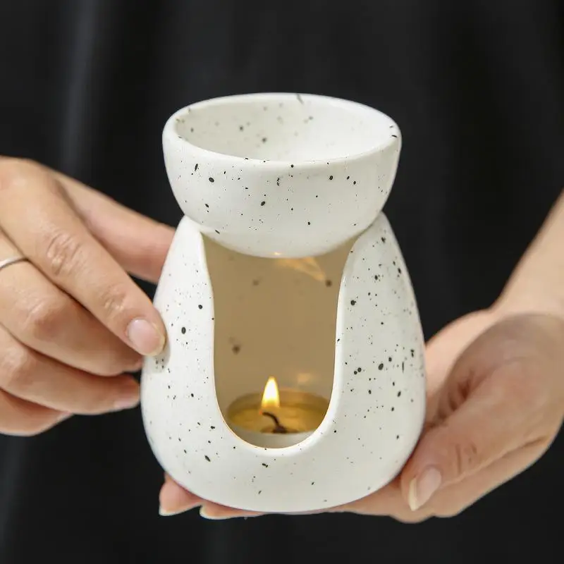 Cement candle cup candle heating container mold, aromatherapy stove heating bracket small bowl diffuser silicone mold