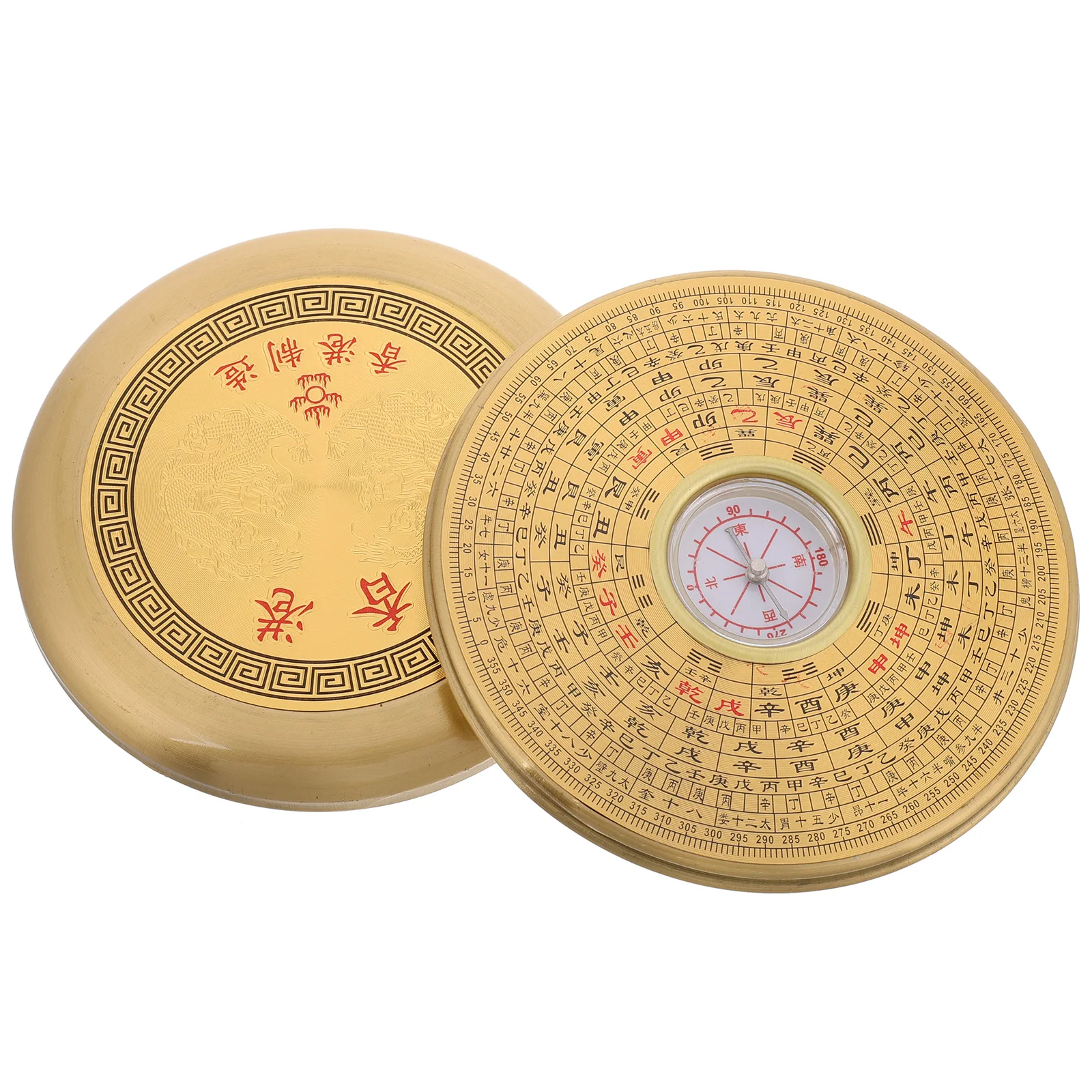 

1PC Outdoor Compass Copper Feng Shui Hiking Camping Survival Tools Mini Decor Gifts Men Adventure Instrument Pocket