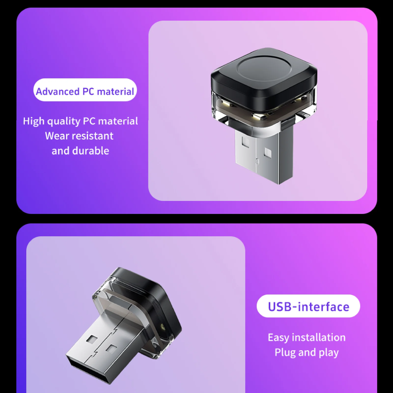 1x سيارة USB مصباح ليد المزاج مصباح التوصيل اللعب العالمي LED الداخلية مصباح لتهيئة الجو السيارات القراءة مصباح زينة شريط زخرفي