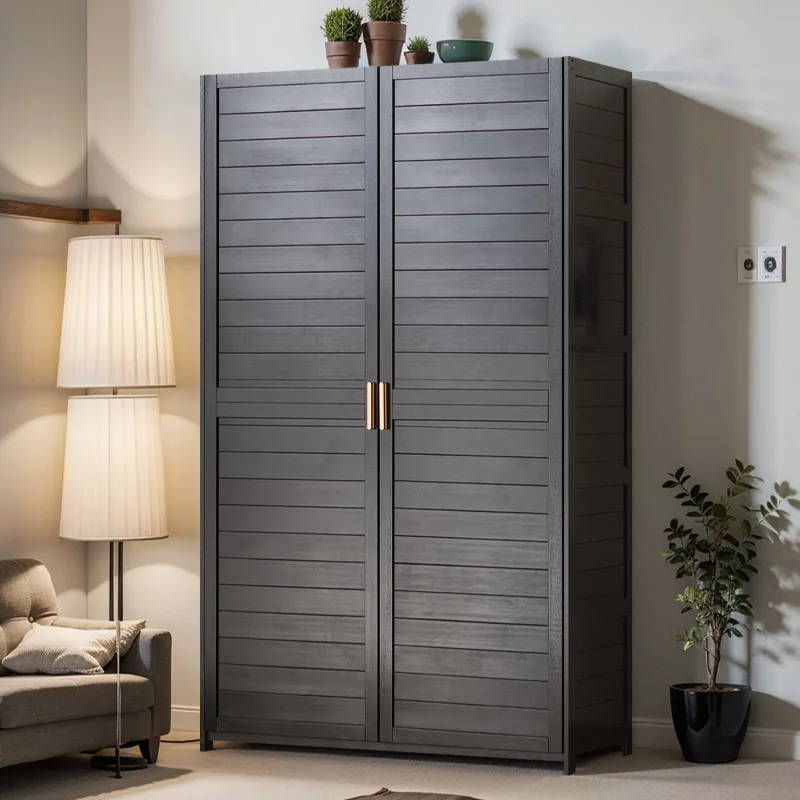 Dustproof solid wood bookcase display cabinet, living room storage cabinet, locker, household locker