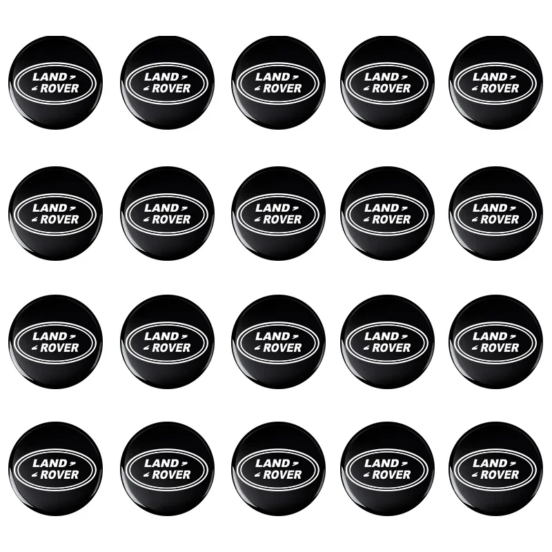 2/5/10/20Pcs 14MM Remote Car Key Stickers Emblem Accessories For Land Rover Freelander 2 L2 LF L319 L462 Range Sport Evoque