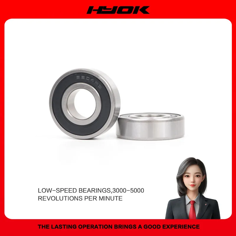 1PCS Bearing  6300 6301 6302 6303 6304 6305 6306 6307 6308 6309 6310  2RS Chrome Steel Deep Groove Ball Bearings