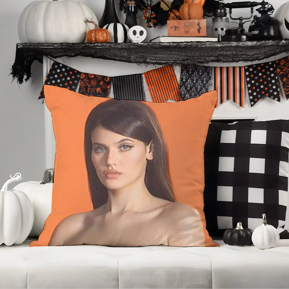 Sienna Spiro Visitor cushion cover Square Office Bedroom Headboard Sofa Living Room Backrest Cushions Sleeping