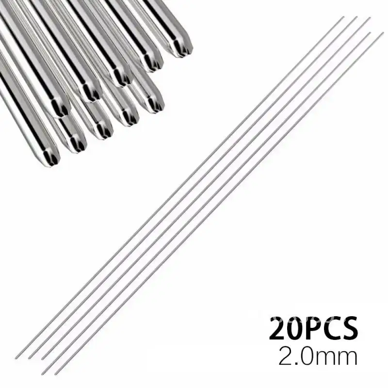 Popular 20/10/1 Pcs Convenient Aluminum Magnesia Welding Rods Low Temperature No Solder Powder Needed Tig Pvc 2.0/1.6mm Dropshi