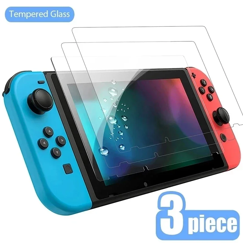 1/2/3 個強化ガラススクリーンプロテクタースイッチ/スイッチ OLED/ライト保護フィルム NS コンソールアクセサリー