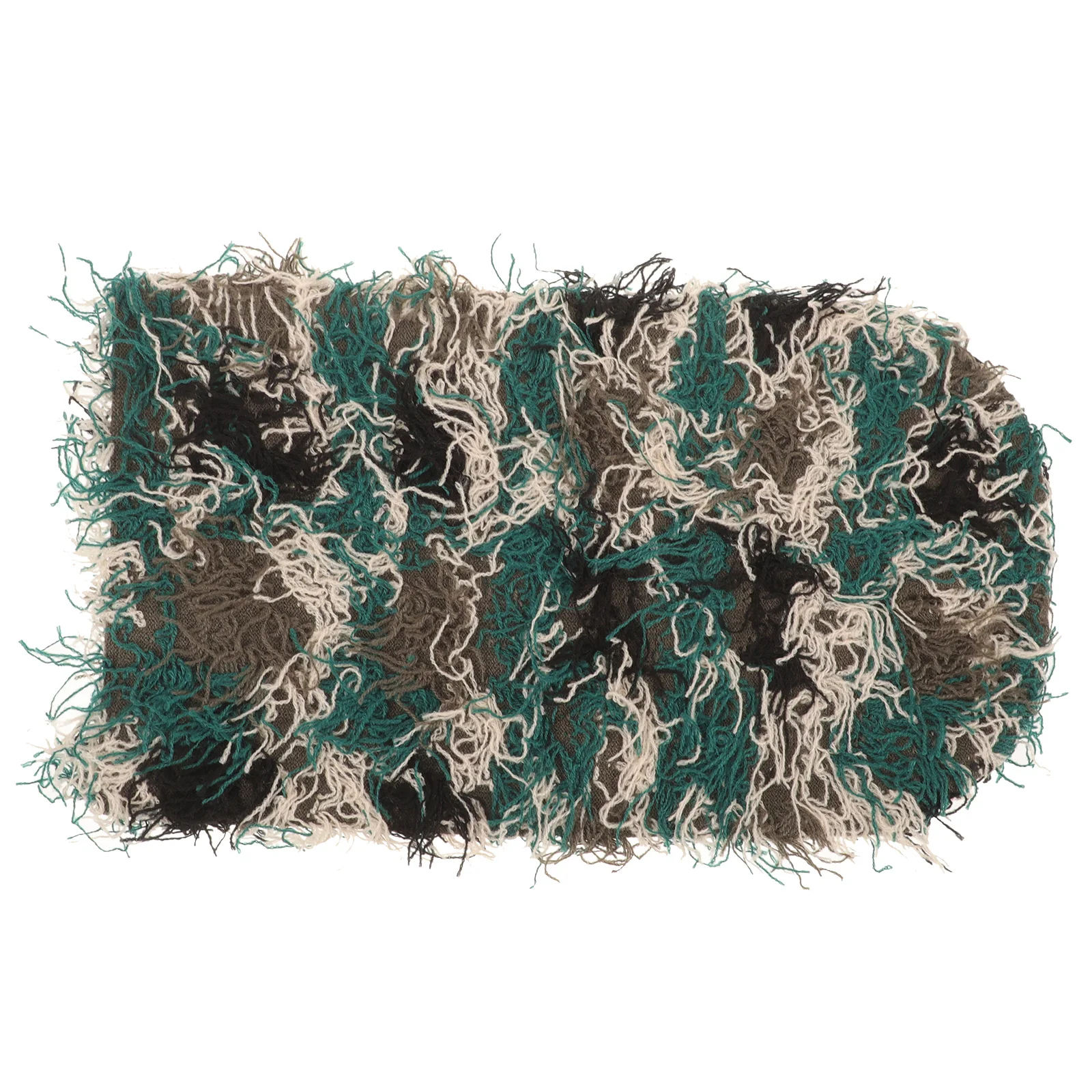 

Knitted Face Head Cover Single Hole Sports Facial Mask Sports Skiing Warm Outdoor Camouflage Green Hat Base Cap