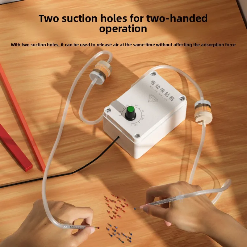 Jewelry Equipment, Silent Large Suction Stone Suction Machine, Hot-selling Double Rhinestone Point Diamond Suction Stone