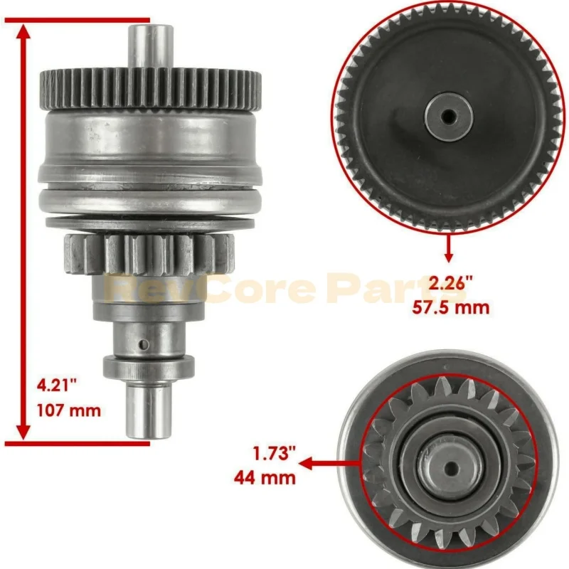 1PC Starter Bendix Drive For Yamaha WaveRunner jetskii VX700 Super Jet GP760 800 1200 1200R 1300 6M6-8183E-00-00 6M6-8183E-01-00