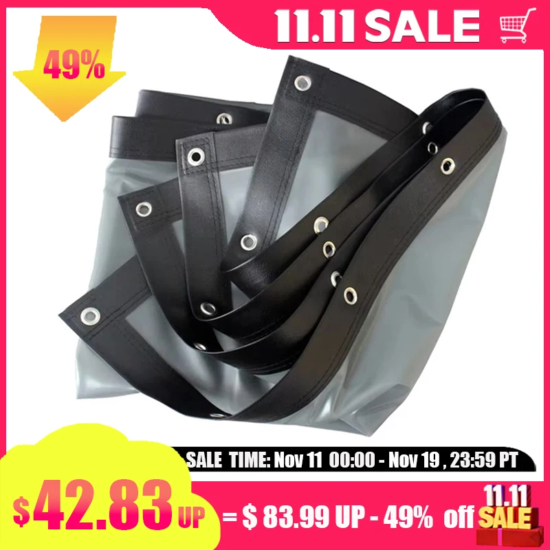 Pantalla de Proyector trasero de alta ganancia, tela sin marco, pantalla de PVC, cortina de Proyector 16:9/4:3 opcional para cine en casa al aire libre 3D 4K