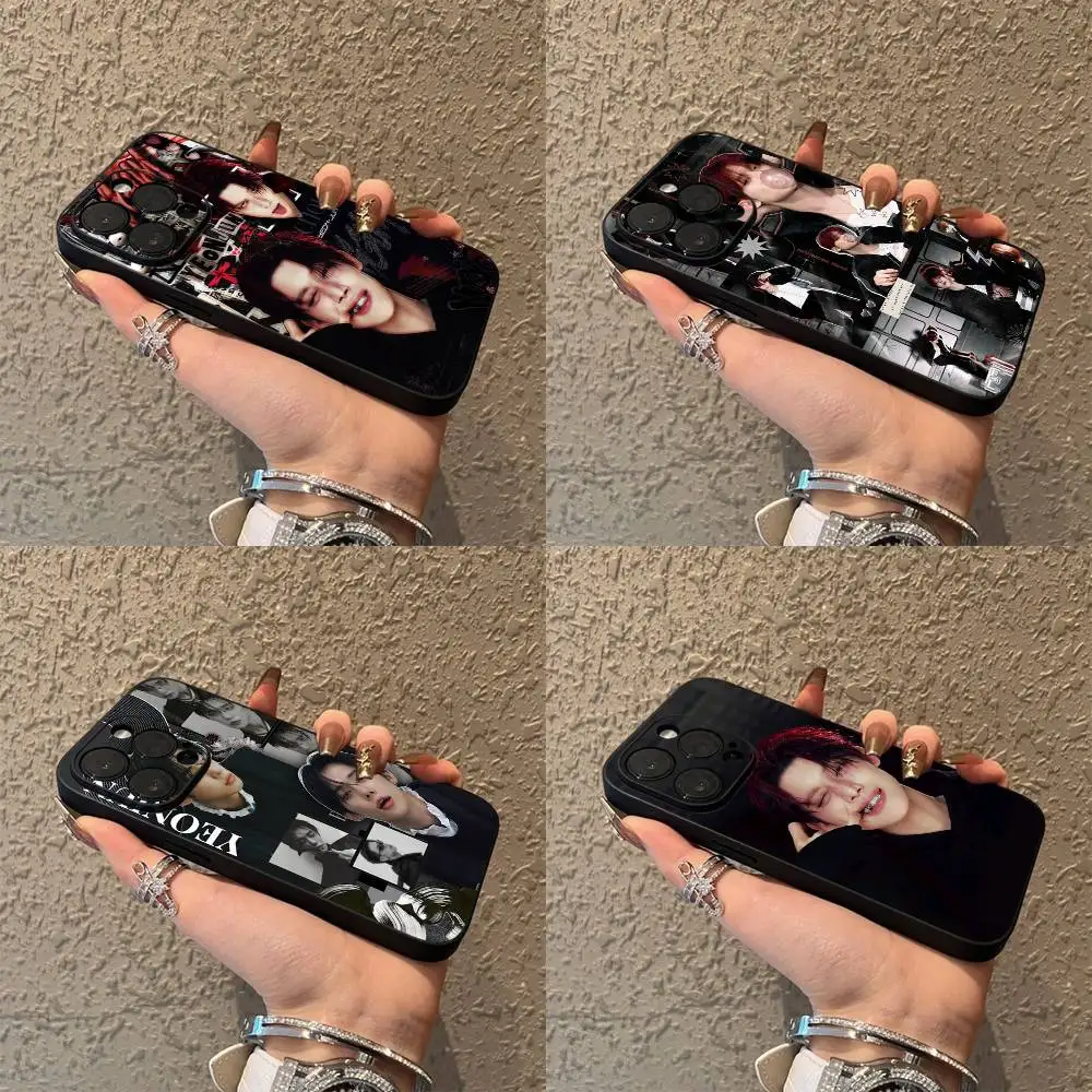 

Singer C-Choi Y-Yeonjun Phone Case For iPhone 16,15,14,13,12,11,Pro,XS,Max,XR,Plus,E,SE4,Mini Black Soft Cover