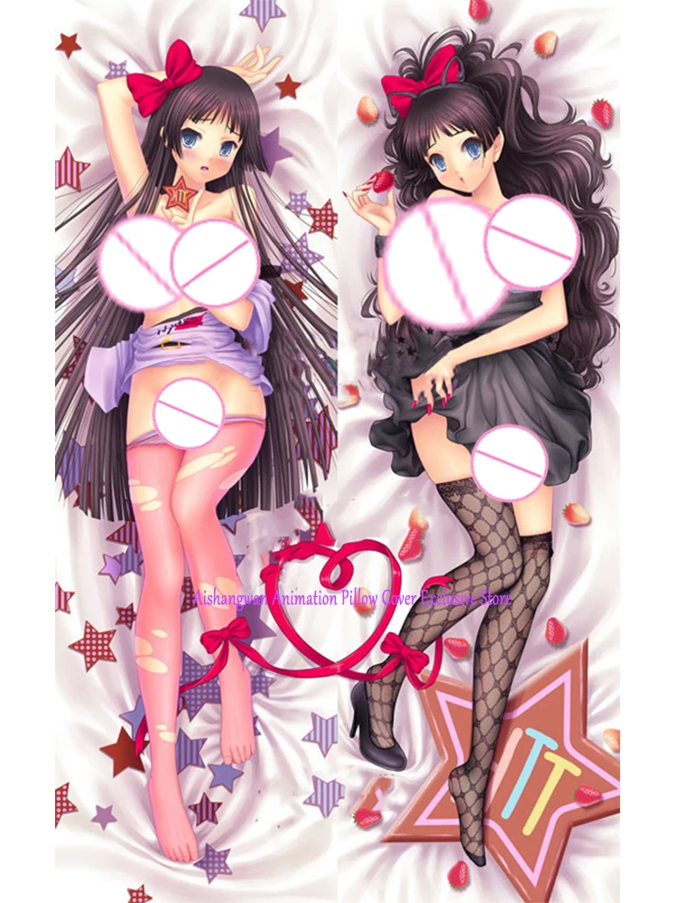 

Dakimakura Anime Pillow Cover Mio Akiyama Double Sided Print 2Way Cushion Bedding Festival Gifts Gifts