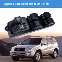 Front Left Driver Master Window Control Switch Lifter Regulator Button For Toyota Camry 2.4L 3.0L Sienna RAV4 2.0L 2001 - 2005
