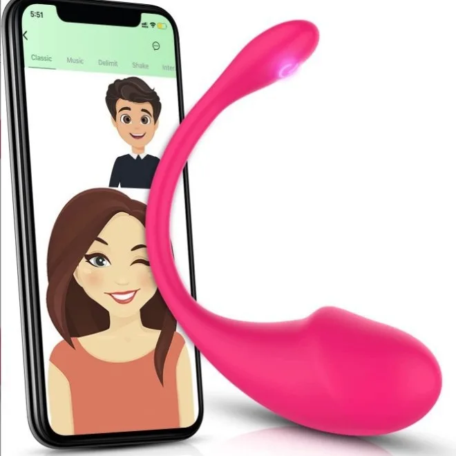 APP Bluetooth Control Vibrator for Women Clitoris G Spot Vagina Dildo Wearable Massager Jumping Eggs Panties Sex Toys for Adults