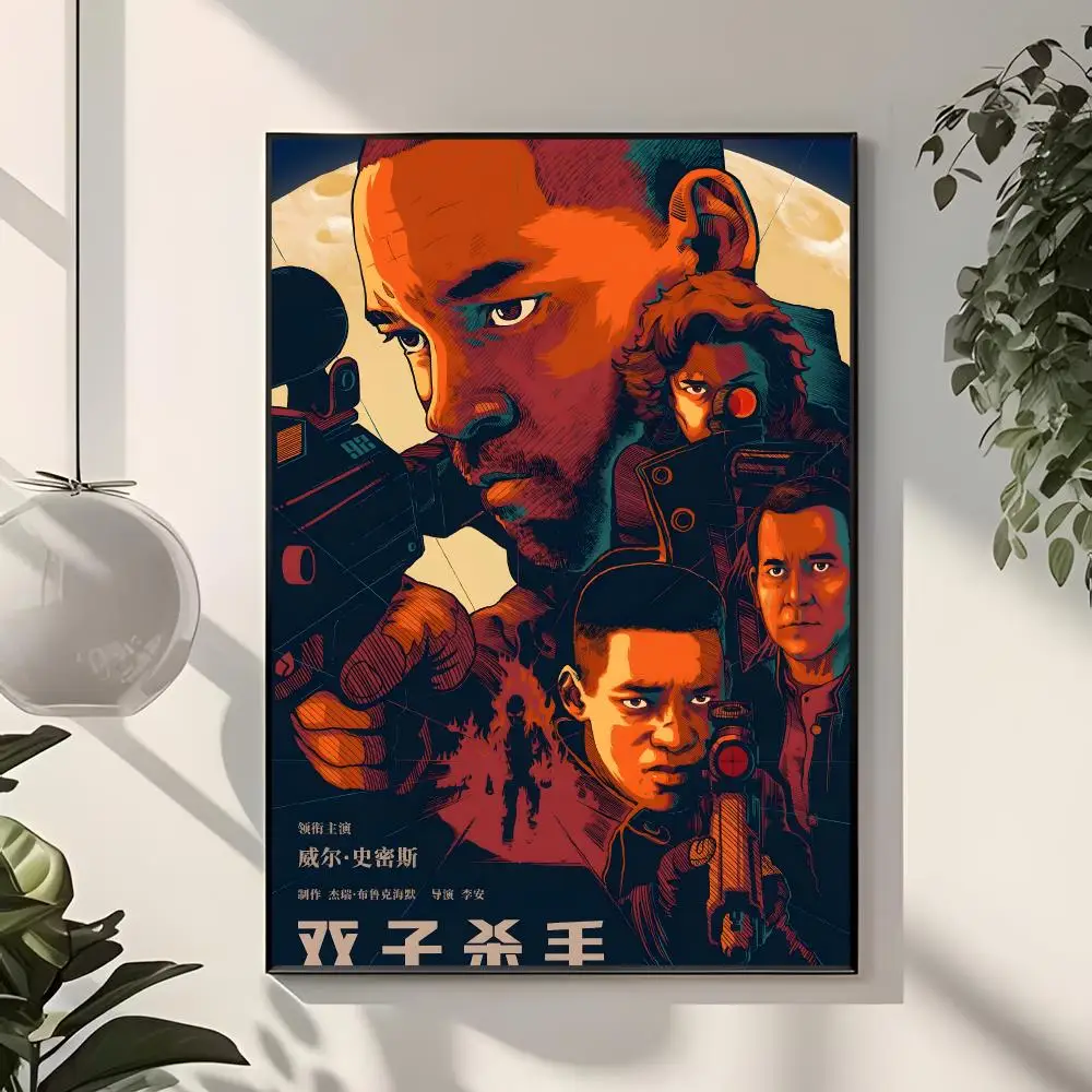 Sci-Fi Movie G-Gemini Man Poster  Classic Home Interior Design & Modern Wall Decor Art Collection