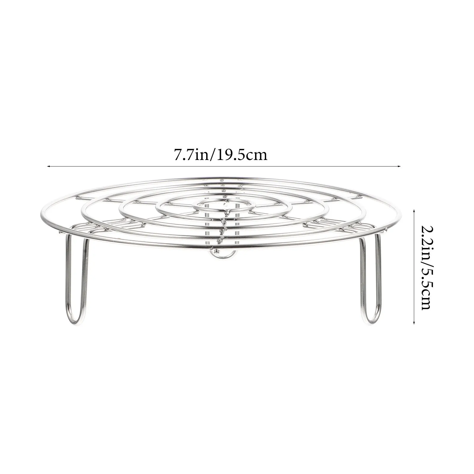 رف تبخير من الفولاذ المقاوم للصدأ لخضروات الأسماك والبيض، أدوات مطبخ متعددة الوظائف، مقاومة للحرارة، تخييم منزلي #5