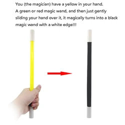 Magic Wand Changing Color Magic Tricks ( Red/Yellow/Green/ Rainbow Color ) Stick Cane change colors Close Up Street Stage Magic