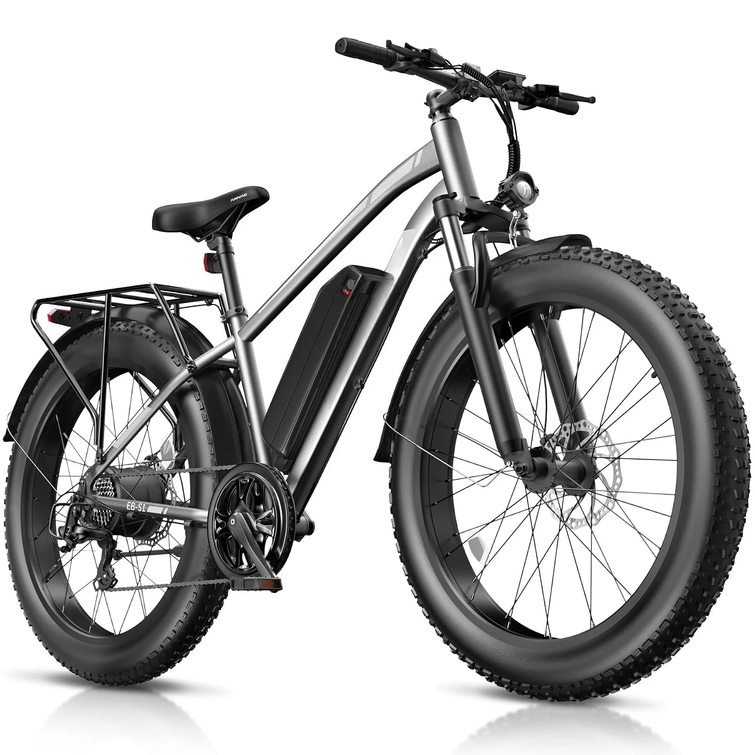 Bike for Adults, 1000W Peak Ebike, 20MPH 60Miles Electric Mountain Bike, 26" Fat Tire Electric Bicycle, Customized