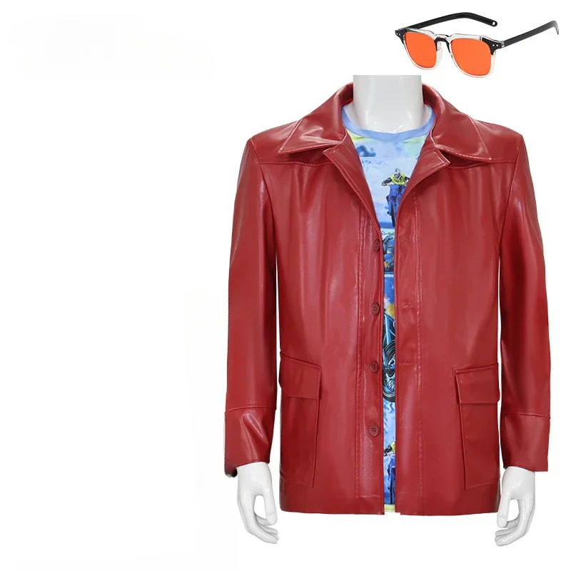 New Film, Leather Jacket, Outerwear, Role-playing Clothing, in Stock Clothing