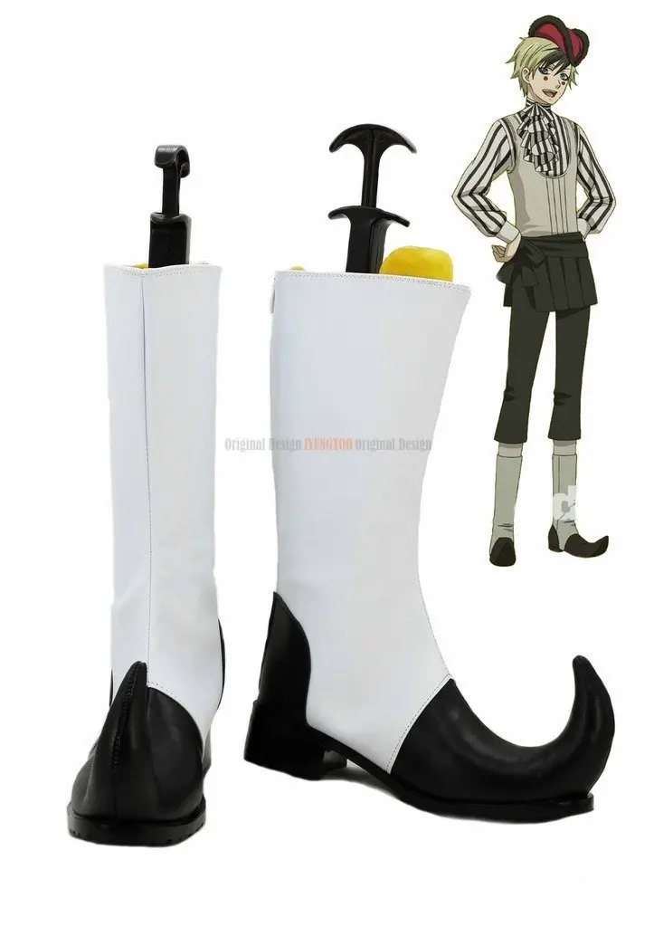 

Kuroshitsuji Dagger Shoes Cosplay Black Butler Circus Dagger Cosplay Boots Shoes Custom Made Unisex Shoes Any Size