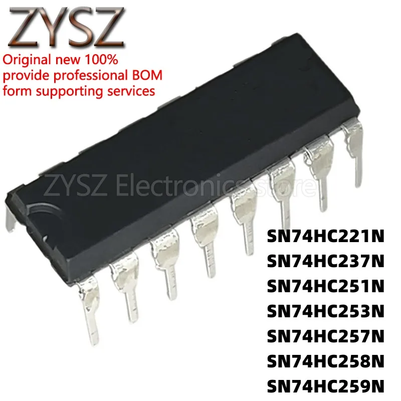 5 pz HD/SN74HC221/HC237/HC251/HC253/HC257/HC258/HC259 N P DIP16