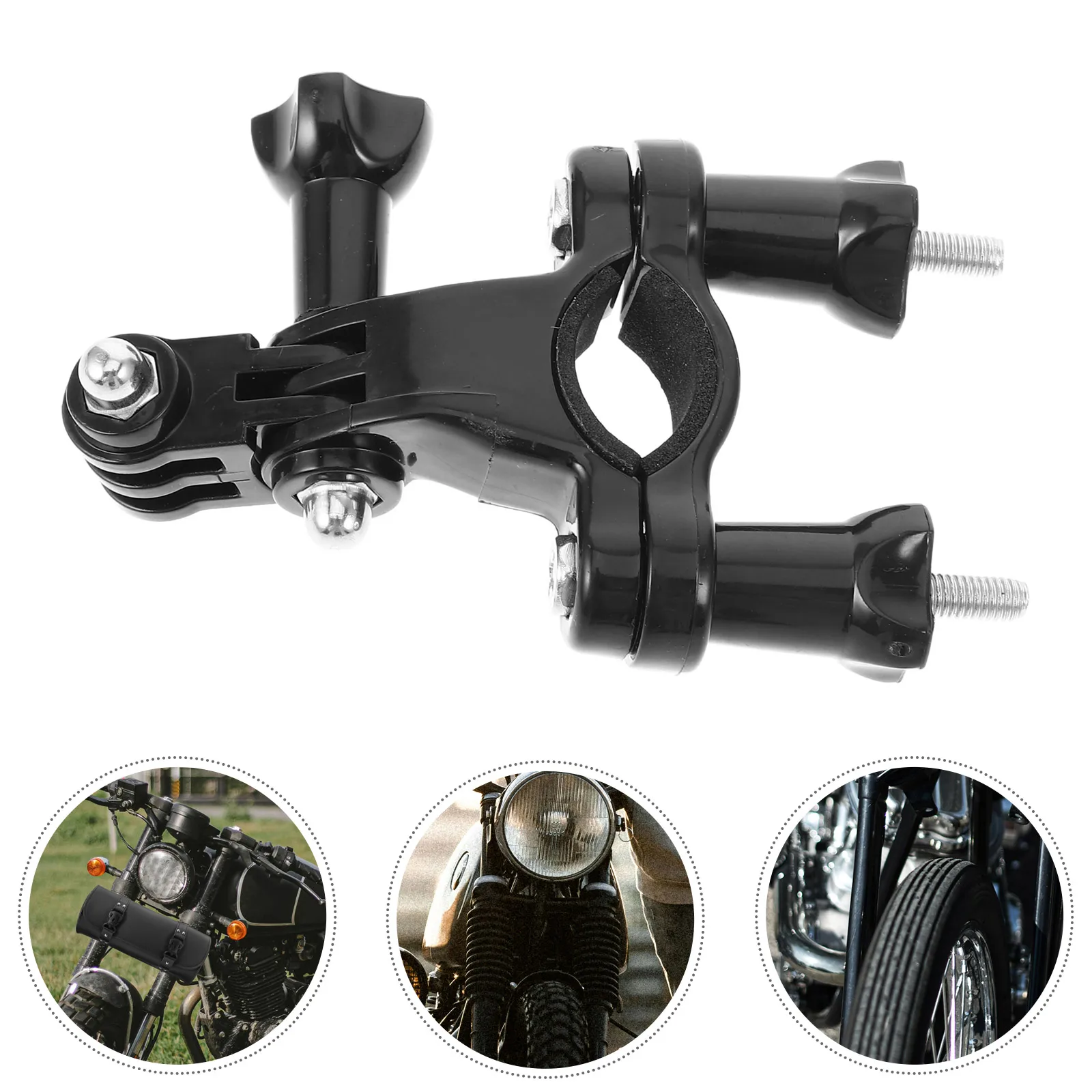 

Sports Camera Bracket Action Handlebar Mount Bike Pole Abs Bicycle Clamp Motorcycle Attachment Durable Design Stable