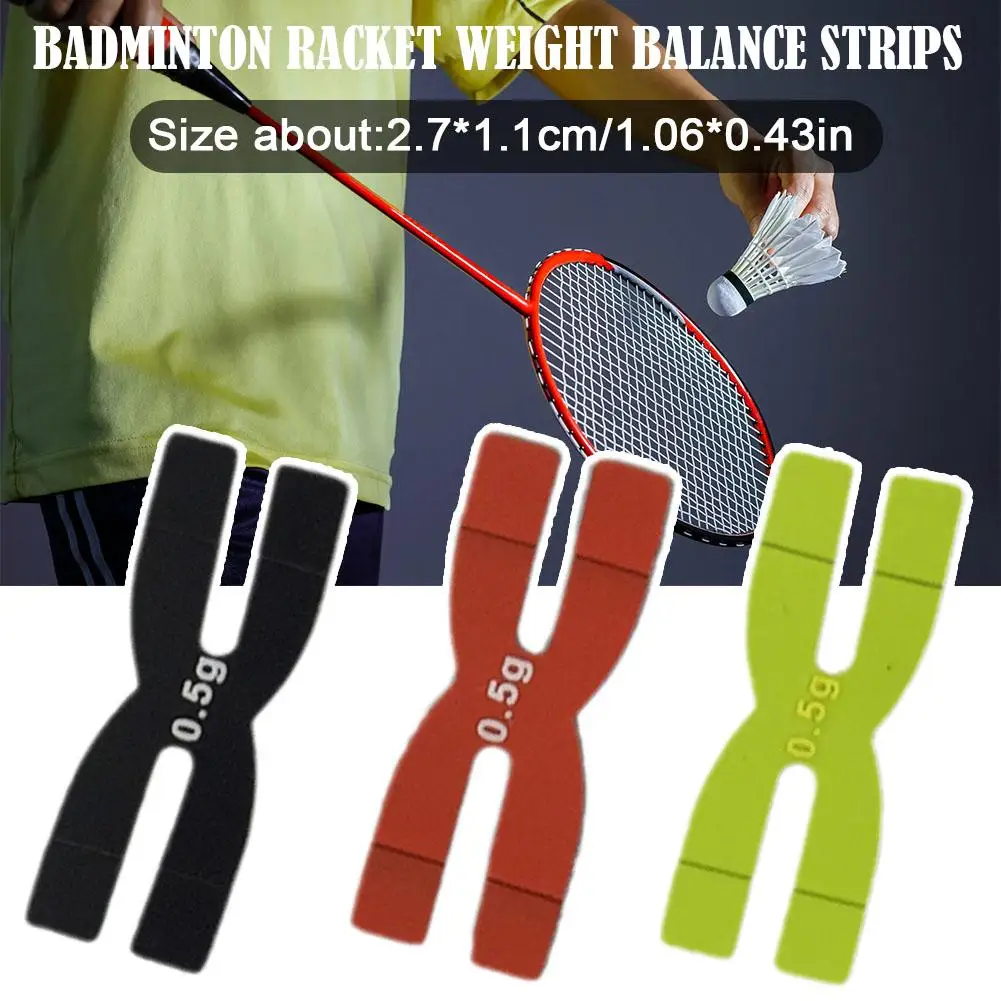 H-Shaped Badminton Racket Weight Balance Strips Lightweight Tennis Silica Racquet Racquet Balance Weight Tapes Sports Tenni D3L7