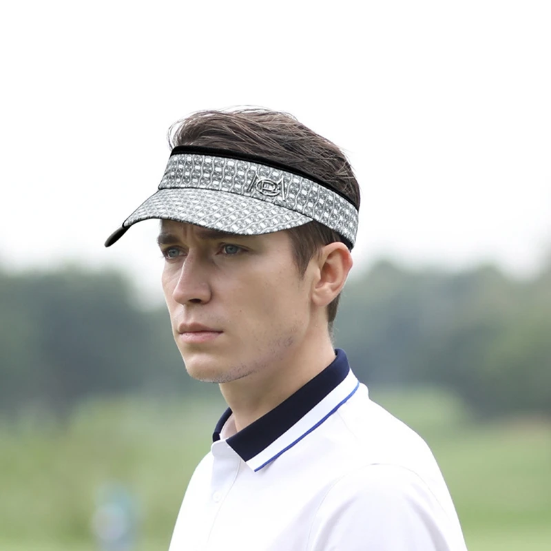 PGM Men's Golf Caps No Top Hats Breathable Male Casual Cap Moisture Wicking Sun Hat MZ040