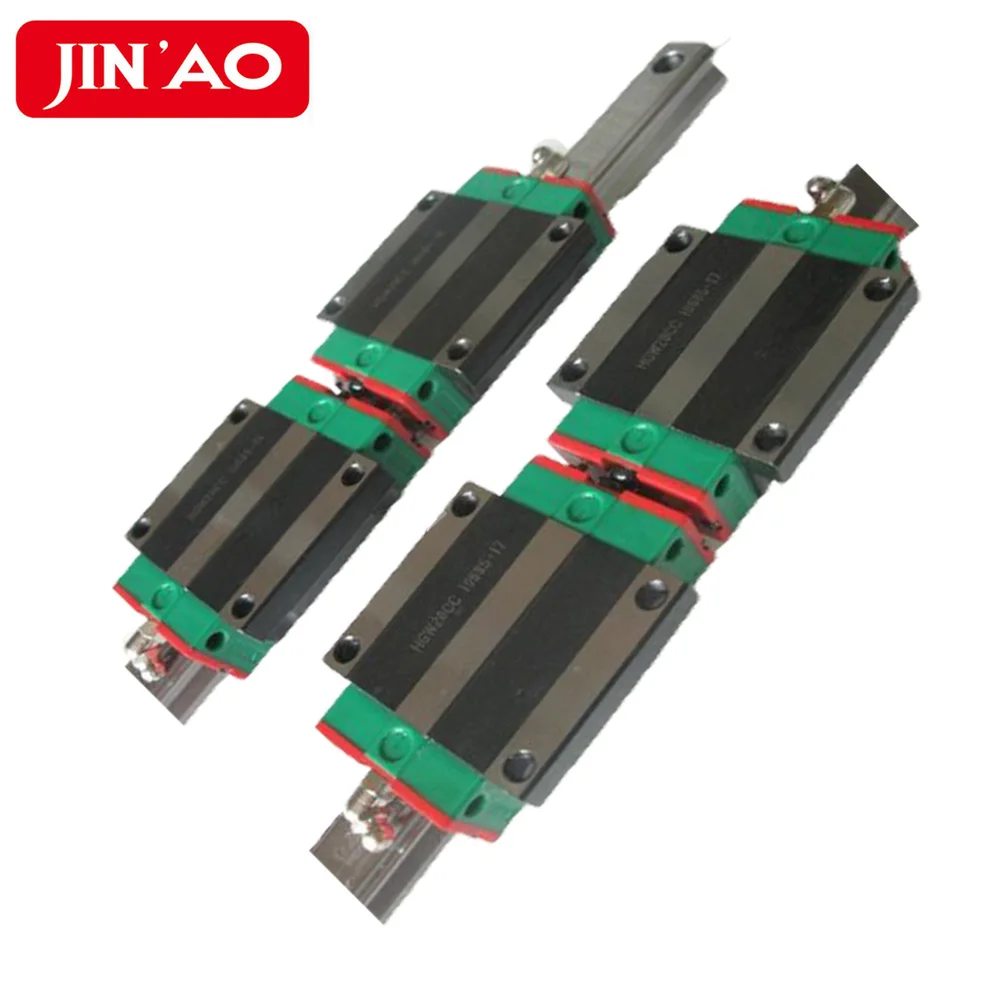 HIWIN HGW30HA Linear Guide Rail HGR30 400mm with Blocks HGW30HA for cnc parts guias lineales cnc 30mm