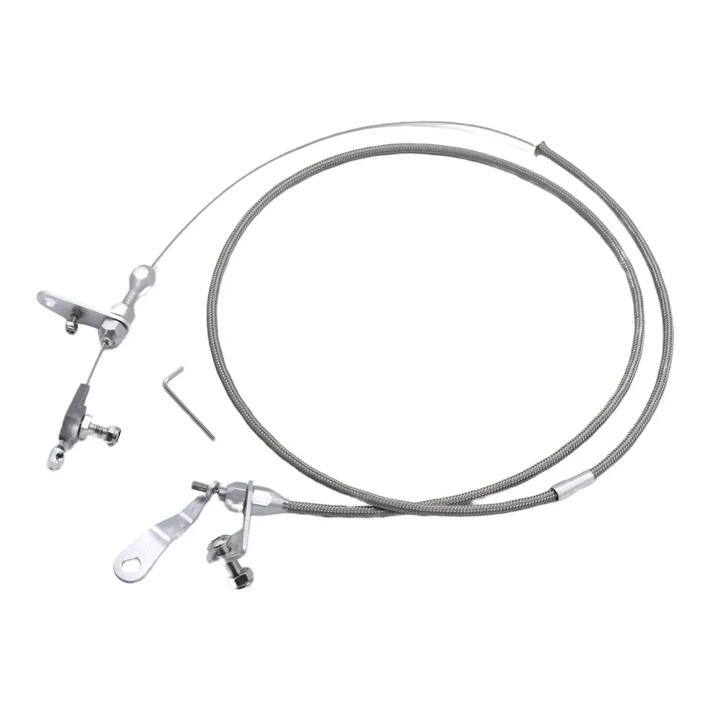 For Ford C6 For Ford C-6 Transmission Kickdown Cable Stainless Steel Precision Engineered High-strength Construction