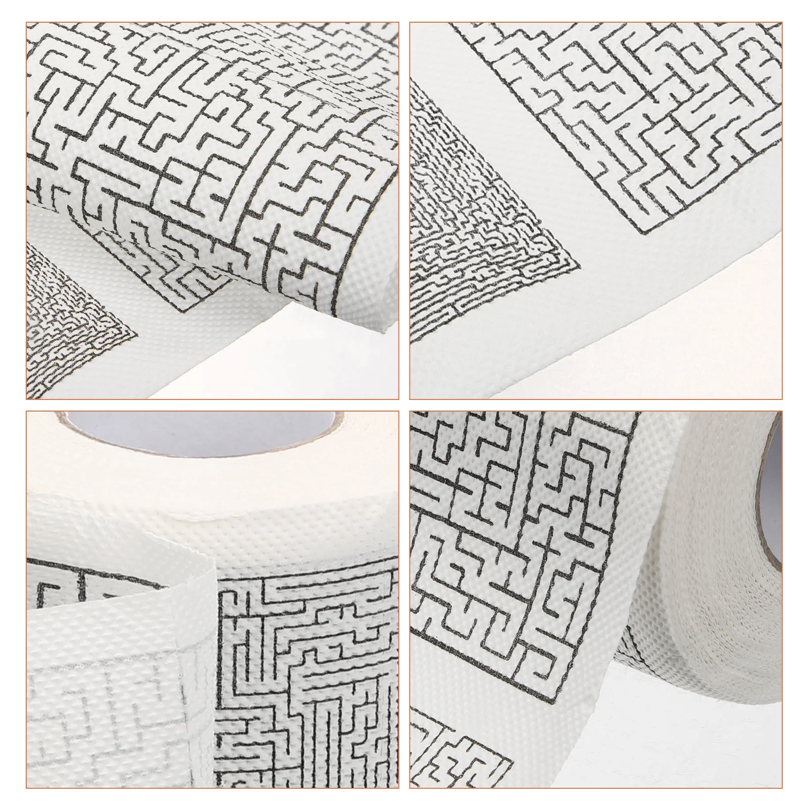 Funny Maze Pattern Toilet Paper Full Box Affordable Household Toilet Paper Household Napkins Paper Towels Toilet Paper